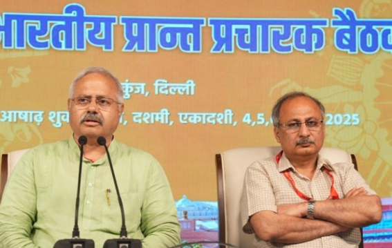 RSS Backs Mother Tongue Education, Calls for Peace in Manipur and Tougher Immigration Laws